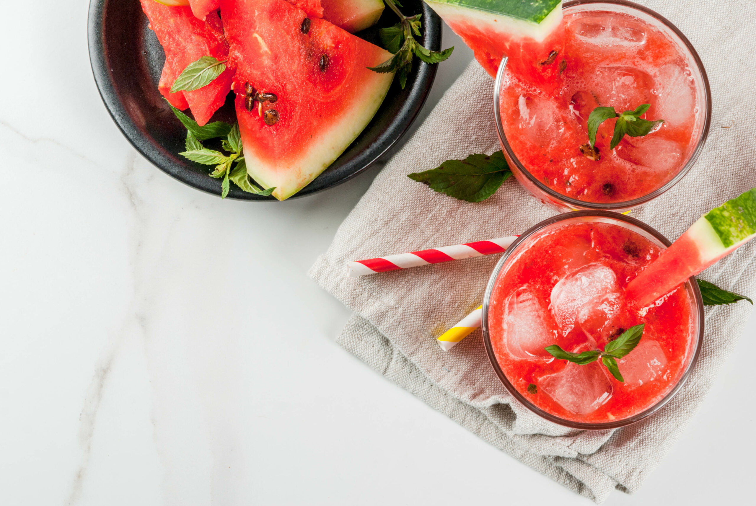 Sparkling Watermelon Mojo Coolers
