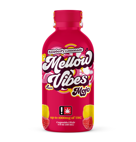 Mellow Vibes Mojo Raspberry Lemonade Cannabis Elixir